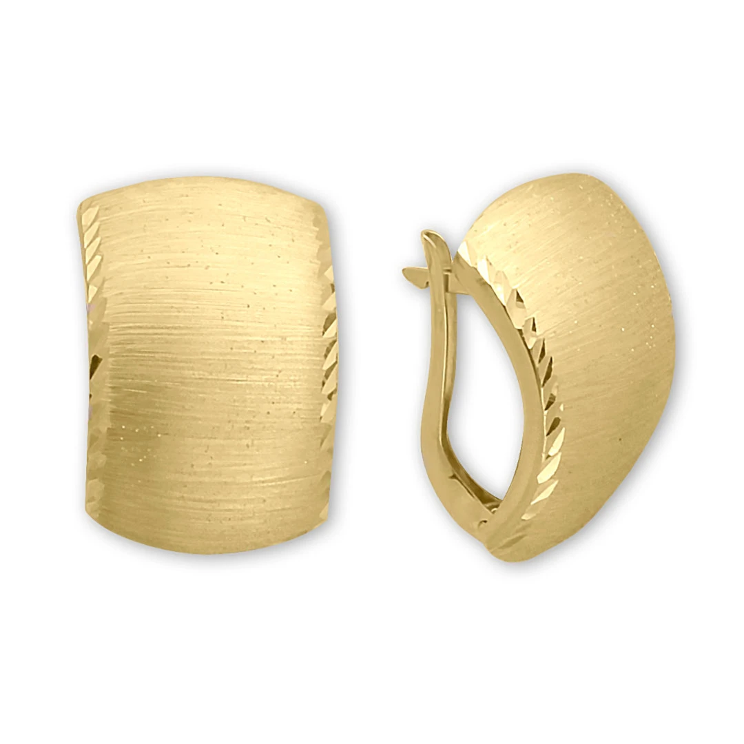 Altın 14 Ayar Günlük Pres Küpe (KP0234)