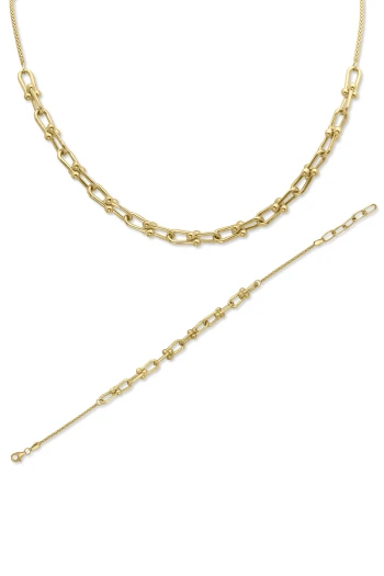 Altın 14 Ayar Tohum Blok Takım