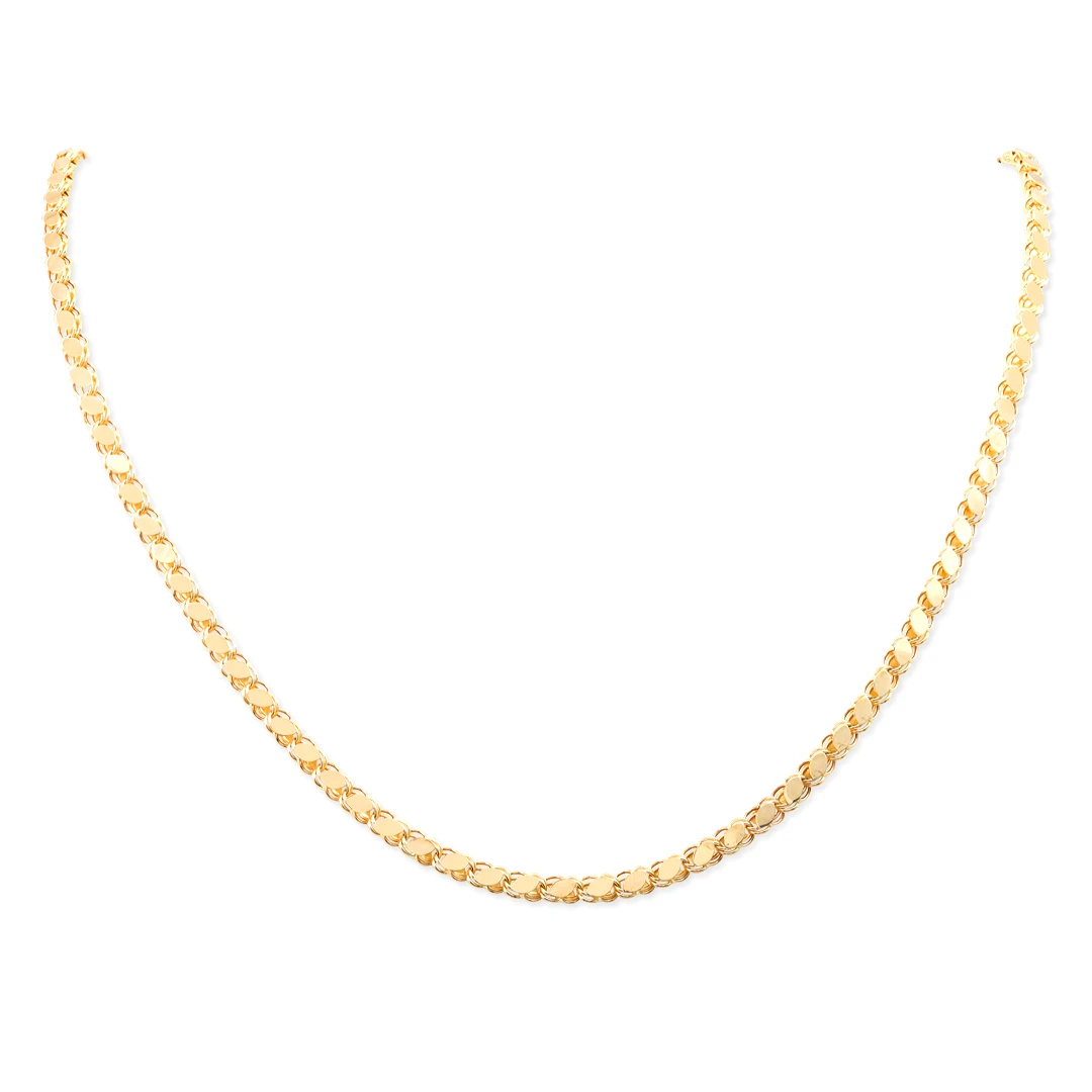 Altın 50 Cm Pullu Zincir (KLY0060)