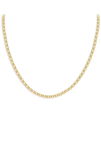 Altın Bükmeli Unisex Zincir