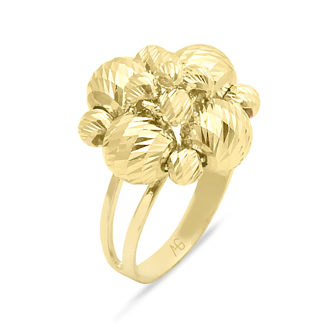 Altın Çiçek Dorika Toplu Yüzük (YZK0162)