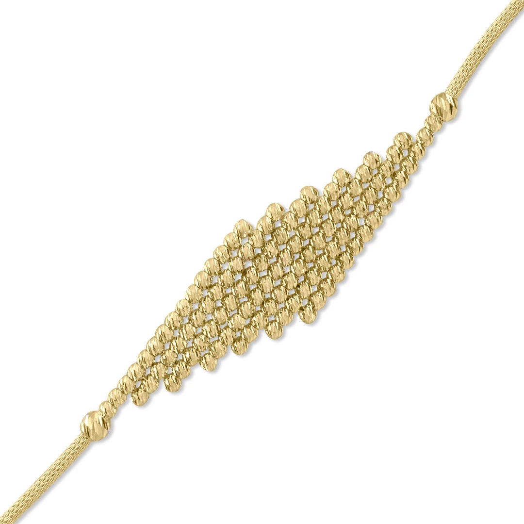 Altın Dorika Toplu Asimetrik Bileklik (BLK0328)