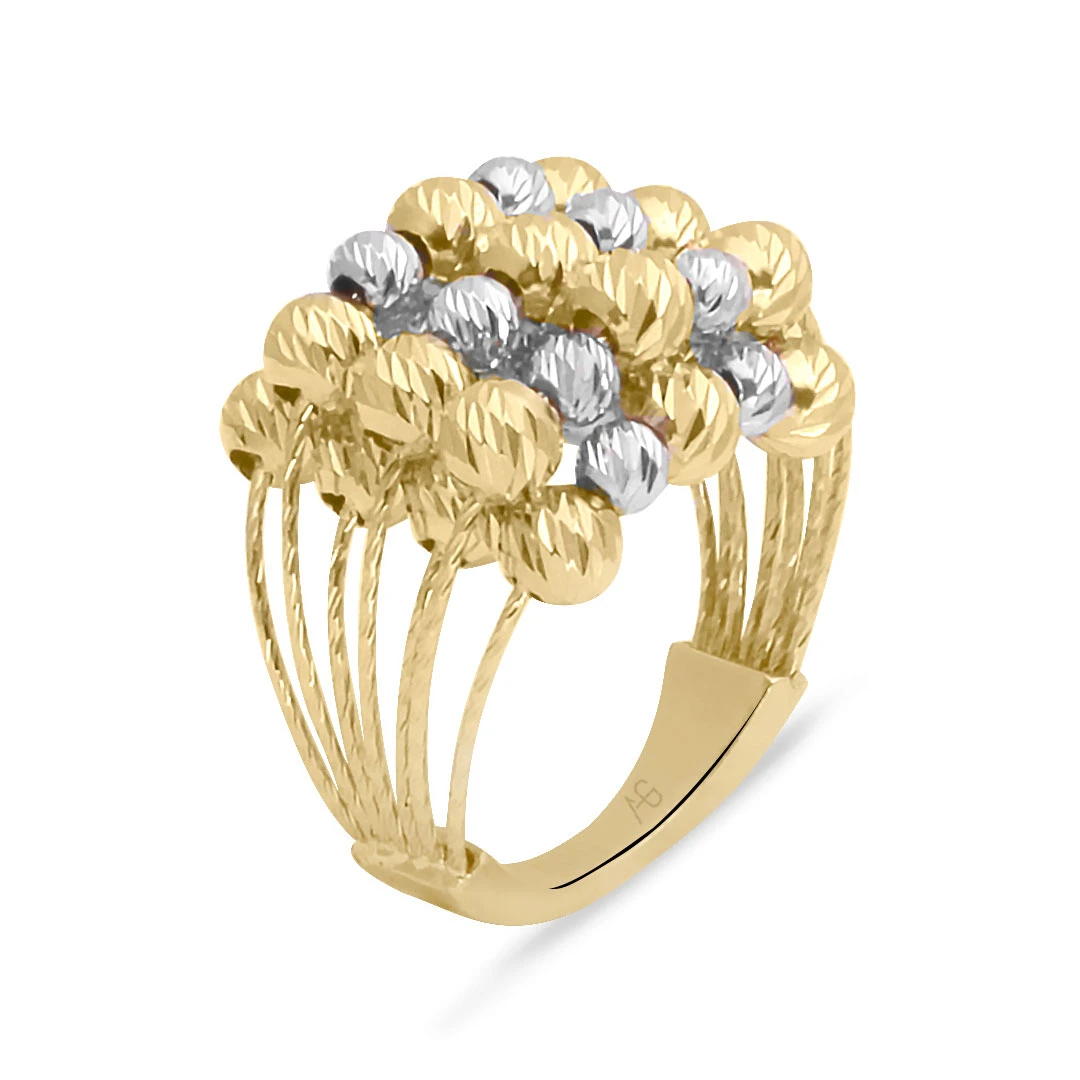 Altın Dorika Toplu Katia Yüzük (YZK0321)