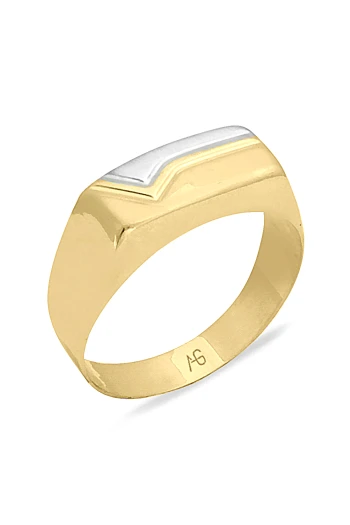 Altın Erkek Serçe Parmak Yüzük