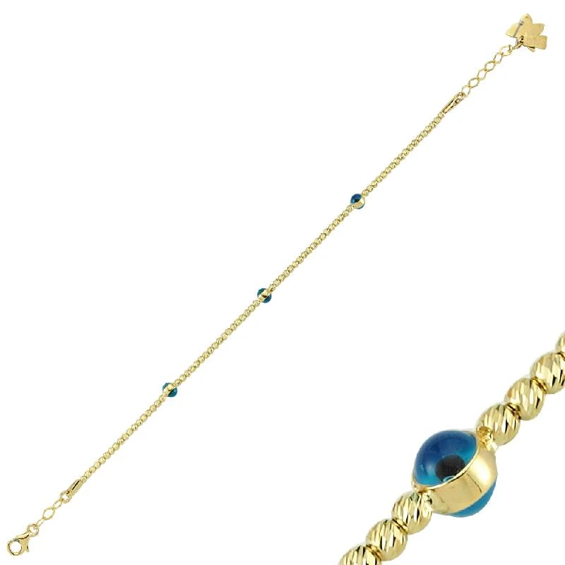 Altın Göz Taşlı Dorika Toplu Bileklik (BLK0313)