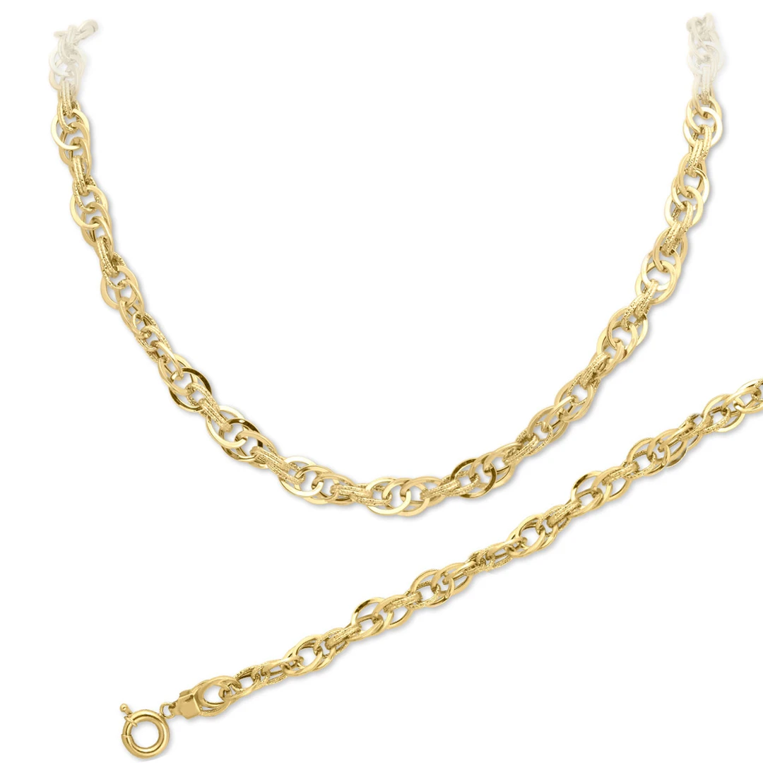 Altın Halow Kolye Bileklik Takım (TKM0067)