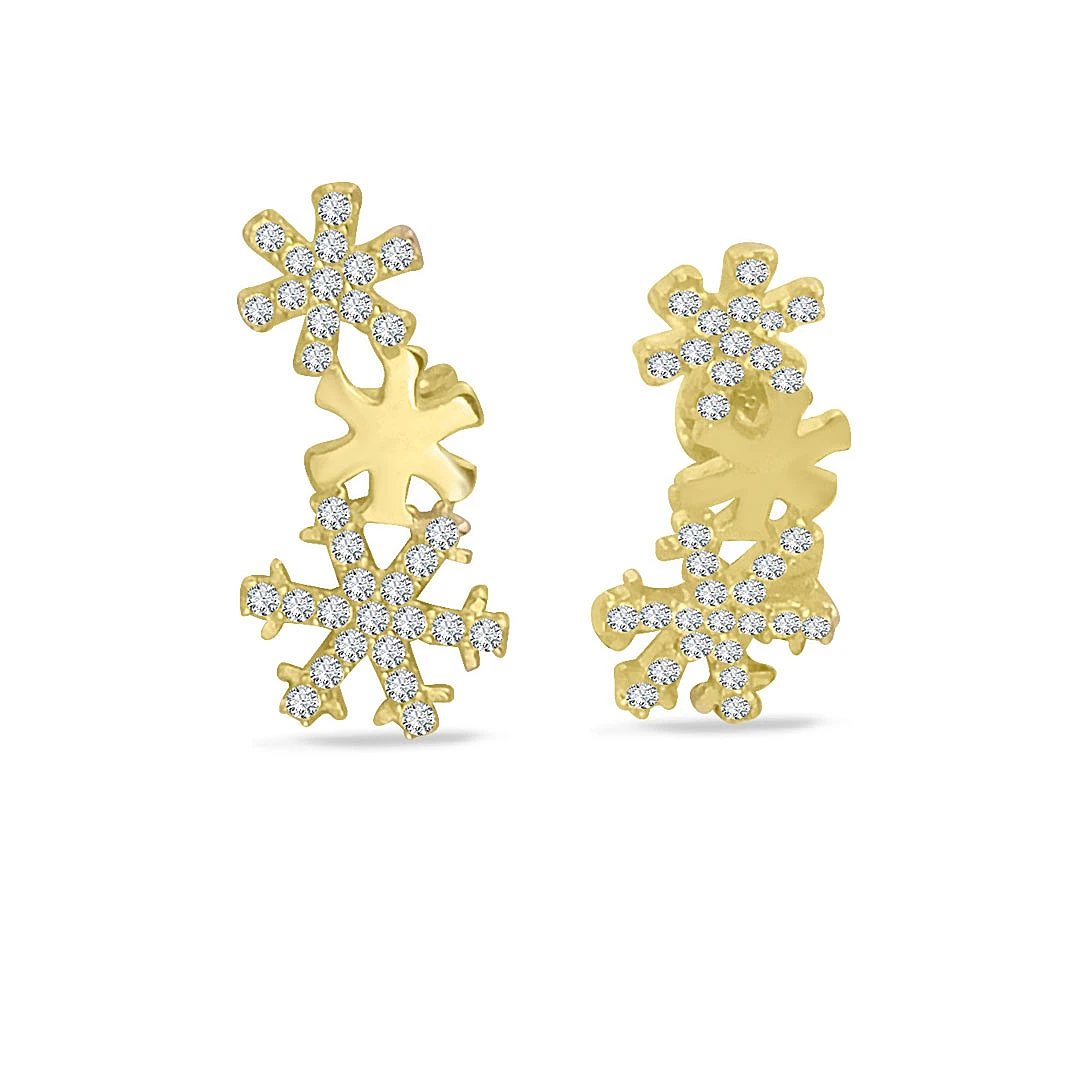 Altın Kartanesi Kıkırdak Küpe