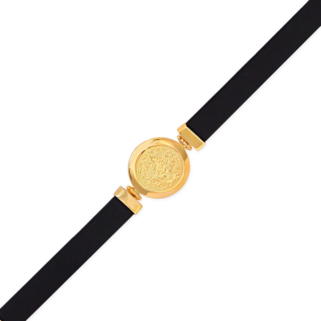 Altın Taşsız Çerçeveli Tuğra Bileklik (BLK0067)