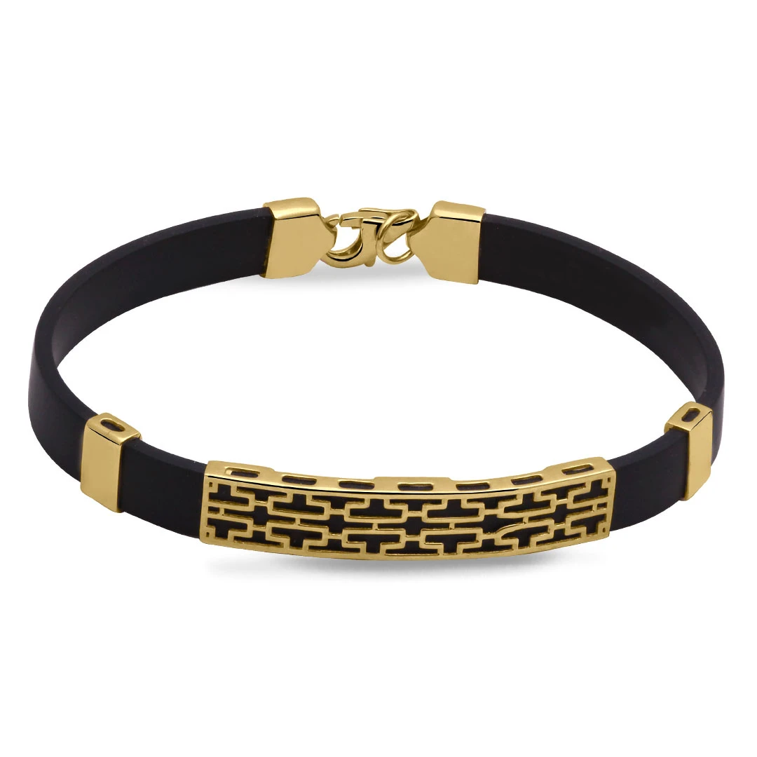 Altın Taşsız Erkek Bileklik (BLK0341)