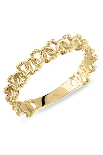 Altın Taşsız Kombin Sade Yüzük