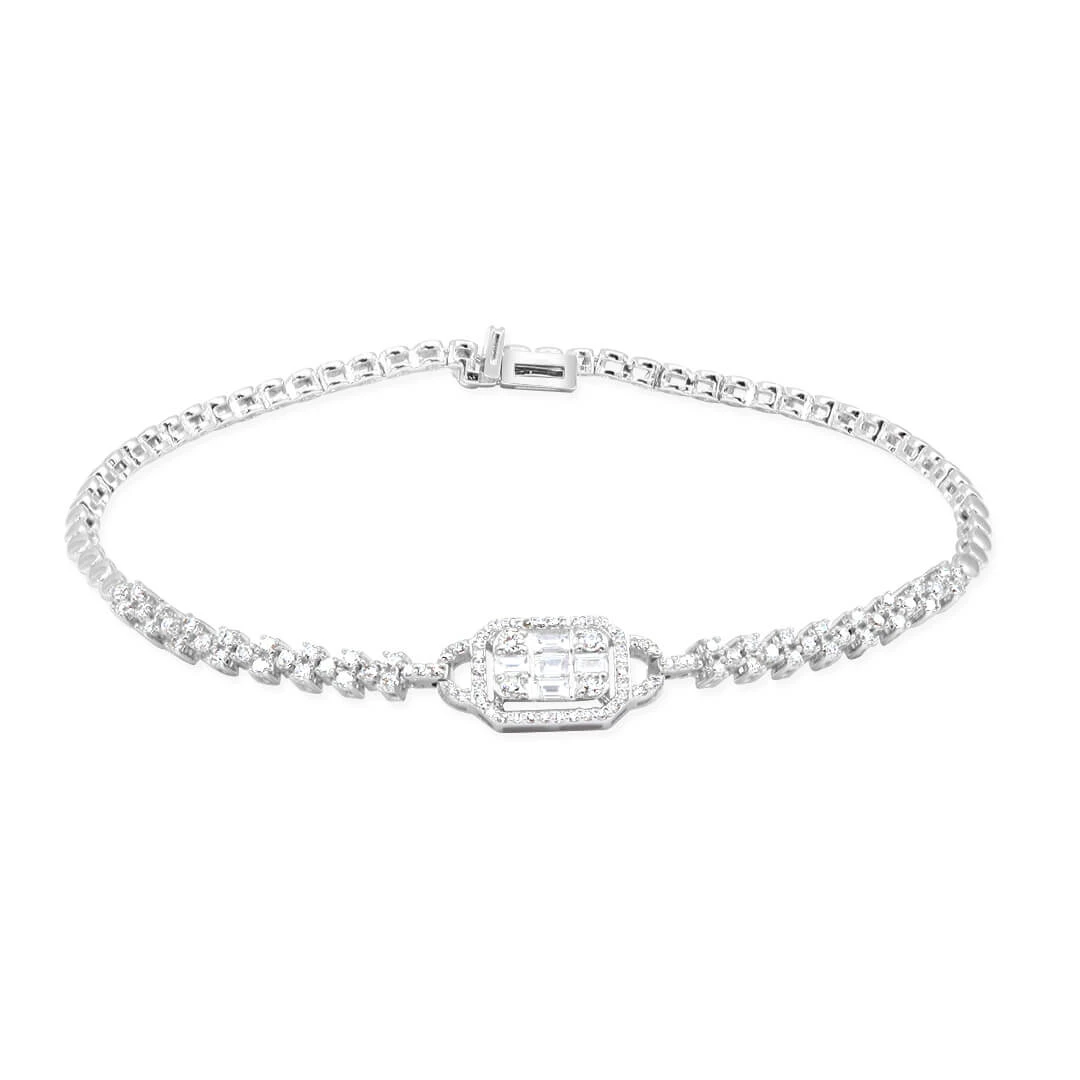 Baget Taşlı Modern Bileklik (BBR1551)