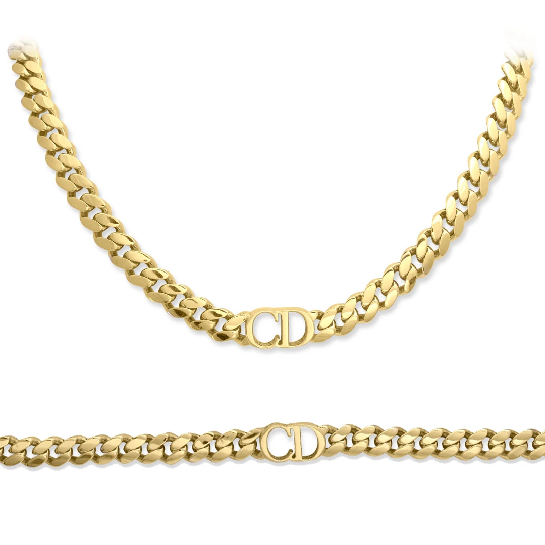 Celine Altın Bileklik Kolye Takım (TKM0097)