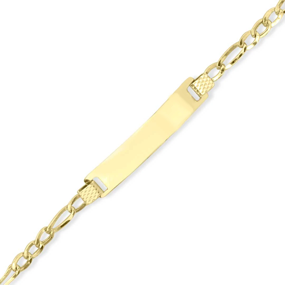 Figaro Zincirli Altın Bebek Künyesi (CKN0058)