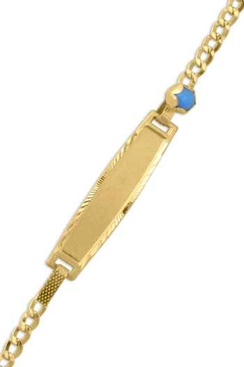 Gurmet Zincir Hediyelik Altın Bebek Künyesi