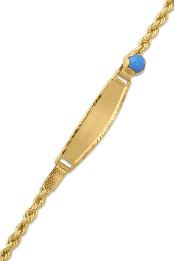 Halat Zincirli Hediyelik Bebek Künyesi