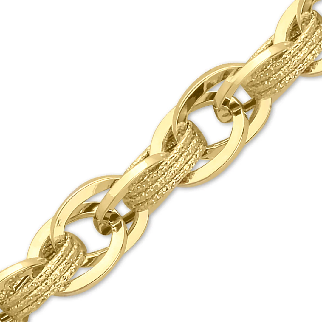 Halkaya Geçmeli Altın Taşsız Kadın Bileklik (BLK0201)