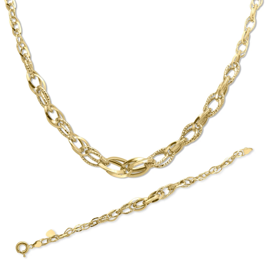 Halow Kolye Bileklik Zincir Takım (TKM0095)