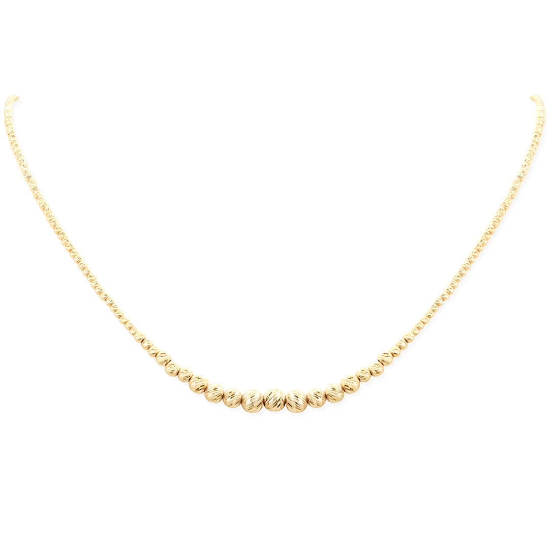 İri Toplu Süzme Model Altın Kolye (KLY0054)