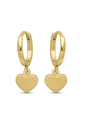 Kalpli Model Altın Çocuk Küpesi