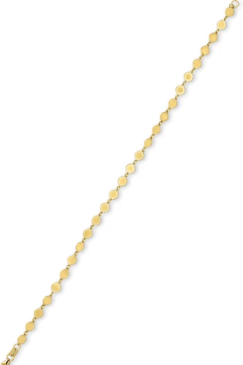 Minimal Altın Pullu Zincir Kombin Bileklik