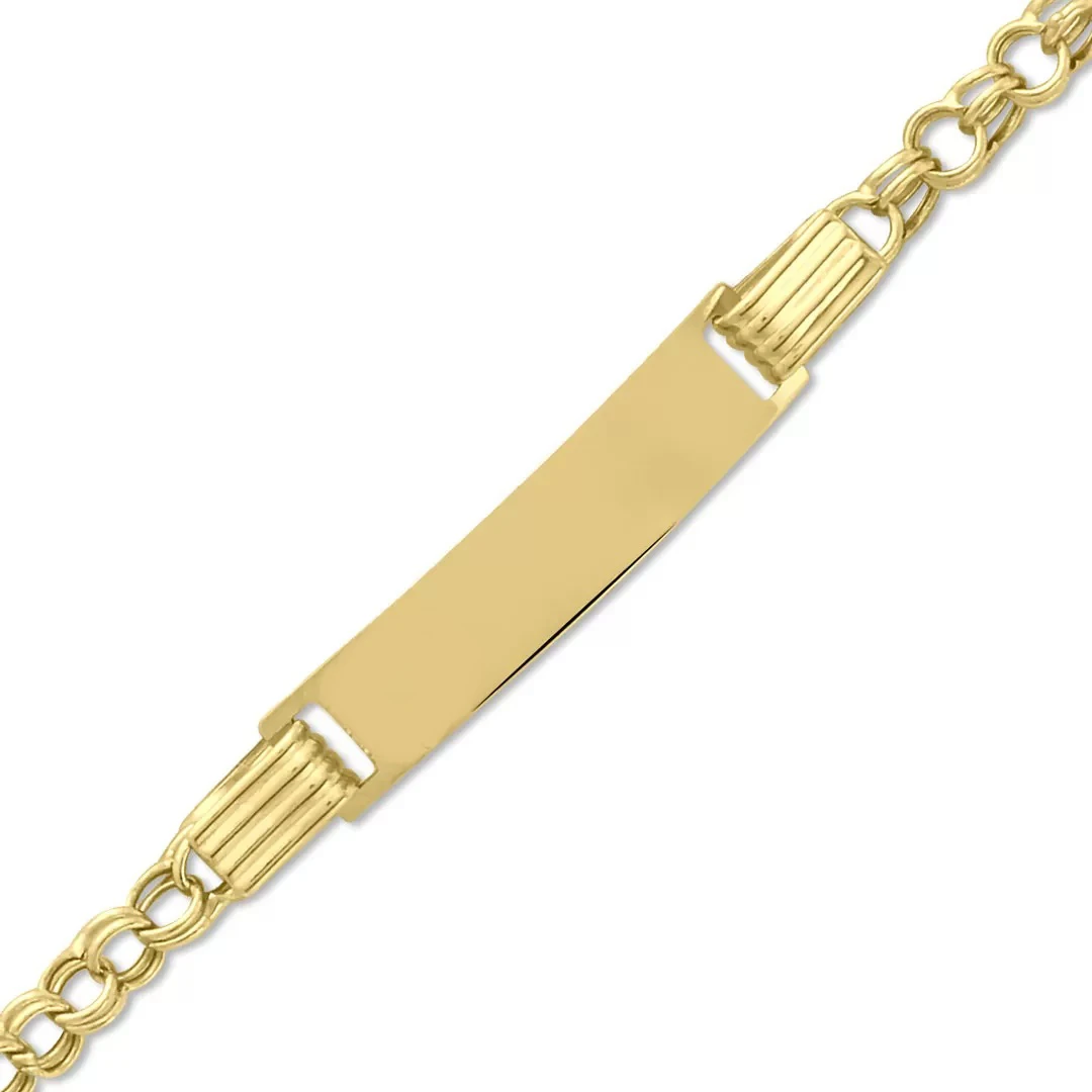 Nazar Boncuklu Altın Çocuk Künyesi (CKN0018)