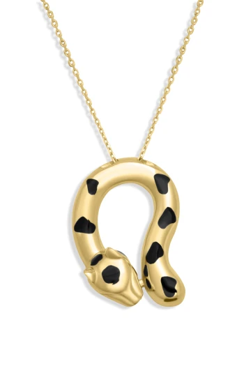 Panter Altın Tasarım Kolye