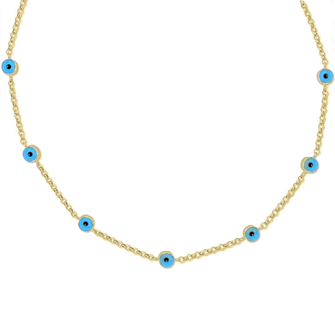 Spor Altın Nazar Kolye (KLY0272)