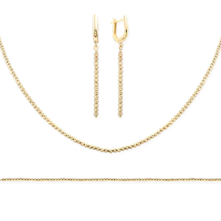 Tek Sıra Kolye Küpe Bileklik Dorika Takım (TKM0020)