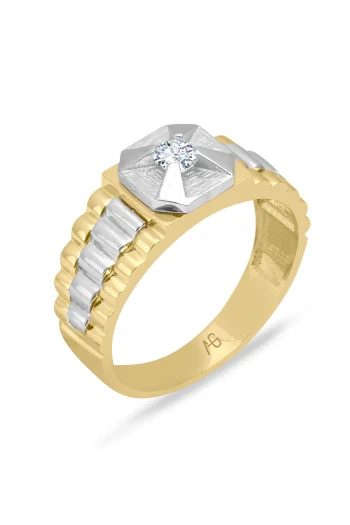 Tektaş Rolex Kol Altın Erkek Yüzük
