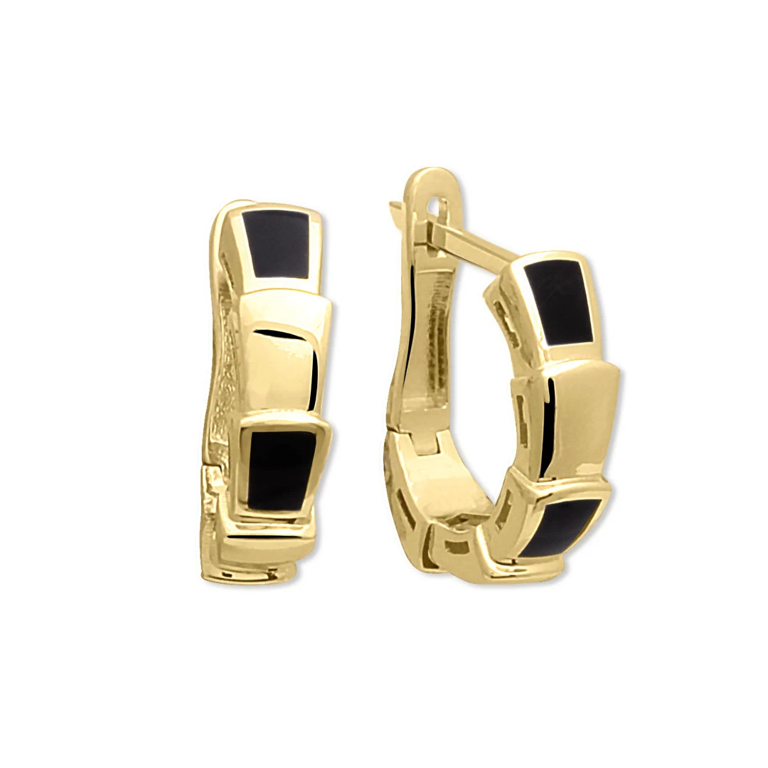 Yılan Sırtı Altın Küpe (KP0237)