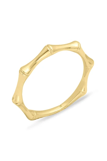 Altın Bambu Model Yüzük