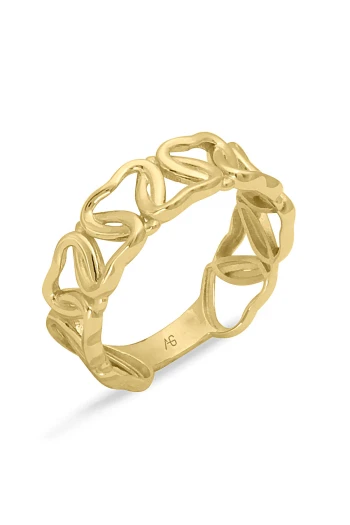 Kalpli Taşsız Altın Yüzük