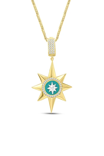 Kuzey Yıldızı Altın Kolye