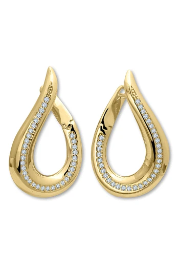 Damla Düğüm Altın Fantazi Kadın Küpesi (FKP0254)