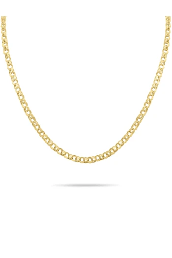 50 Cm Kesme Kalemli Altın Halka Kadın Zincir