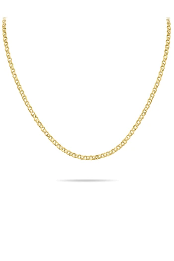 Altın 50 Cm Çiftli Halka Kadın Zincir