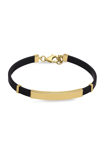 Altın İsim Yazılabilir Erkek Spor Bileklik (BLK0339)