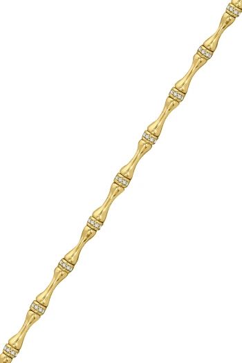 Altın Taşlı Bambu Model Spor Bileklik