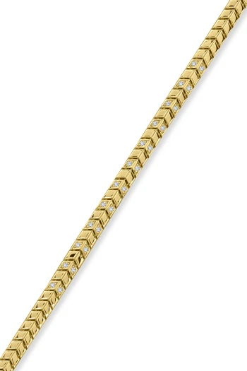 Kılçık Model Taşlı Altın Kadın Bileklik