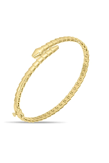 Taşsız Yılan Model Altın Hediyelik Bilezik