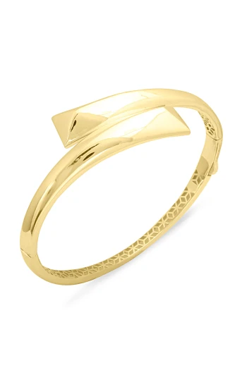 14 Ayar Altın Köşeli Bant Bilezik (BLZ0456)