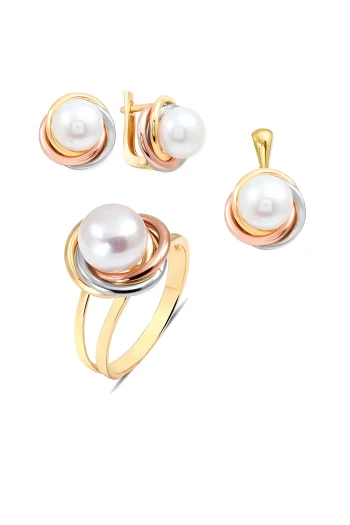 Altın Olimpiyat İnci Üçlü Takım (TKM0342)