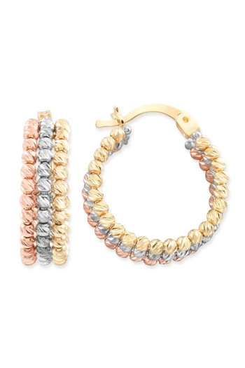 14 Ayar 2 Cm Dorika Halka Küpe (KP0001)