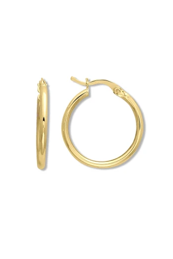 2.5 Cm İnce Halka Altın Küpe (KP0301)