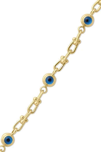 3 Göz Detaylı Altın Yeni Sezon Bileklik (BLK0310)