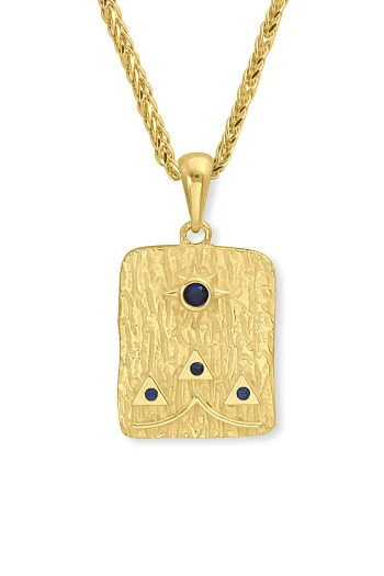 Altın Deniz Ve Güneş Kolye (KLY1688)