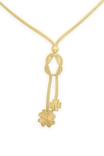 Altın Düğüm Yonca Kolye (KLY1713)