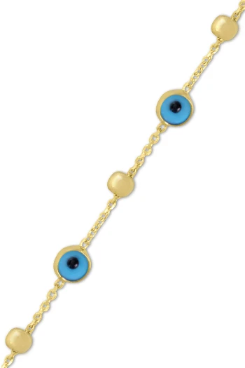 Altın Göz Boncuk Spor Bileklik (BLK0190)