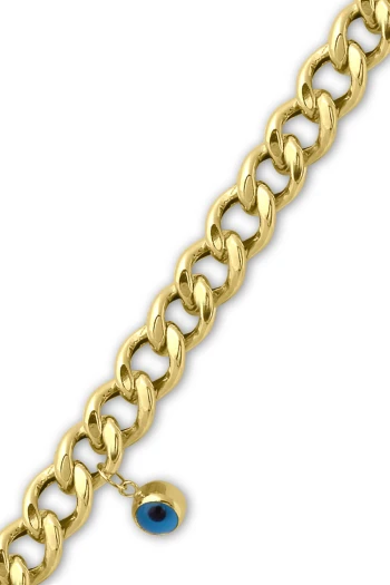 Altın Gurmet Nazar Detaylı Bileklik (BLK0233)