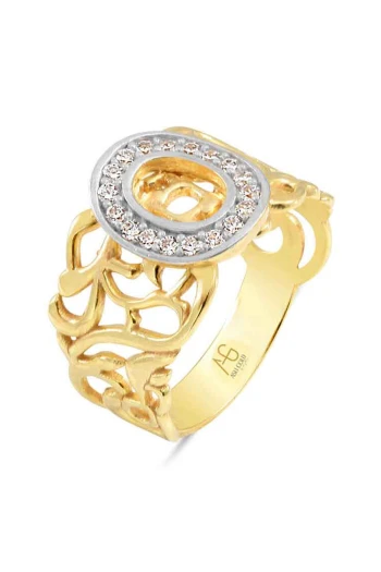 Altın O Harfi Yüzük (YZK0010)